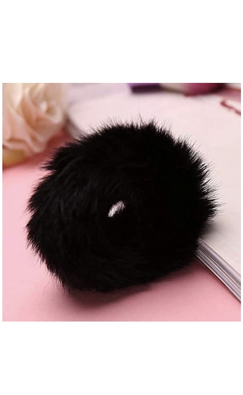 6 Pack Faux Fur Hair Scrunchies - Soft Fuzzy Elastic Hair Bands for Women & Girls - Cute Ponytail Holders & Hair Accessories - Perfect Gift for Birthdays, Christmas & Daily Styling