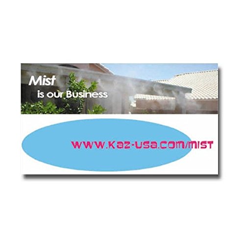 3 Nozzle Cooling Fan Mister - Portable Outdoor Misting System for Patio, Garden, and Poolside Use