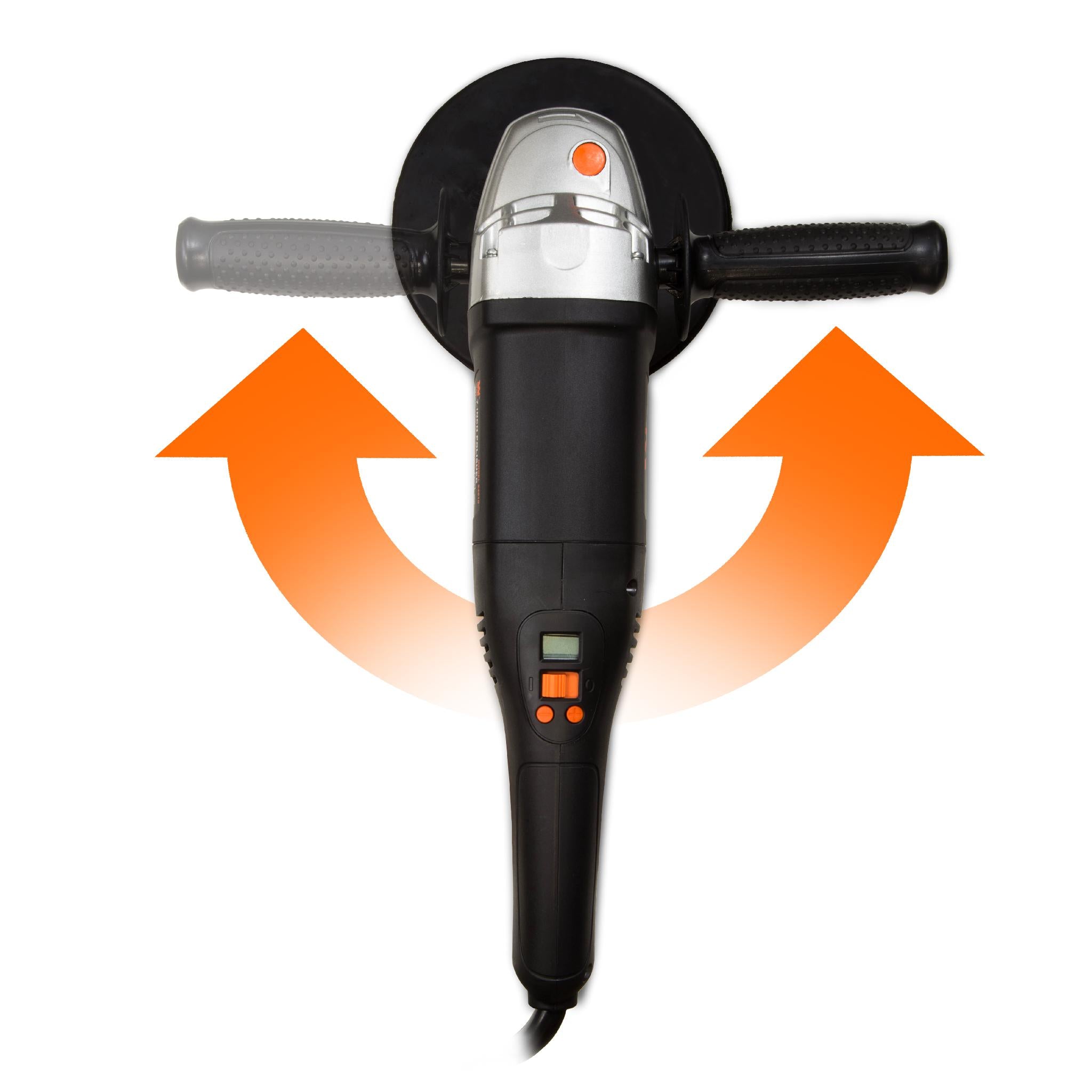 WEN 94810 10 Amp 7-Inch Variable Speed Polisher & Sander with Digital Display - Perfect for Car Detailing, Woodworking & Metal Finishing