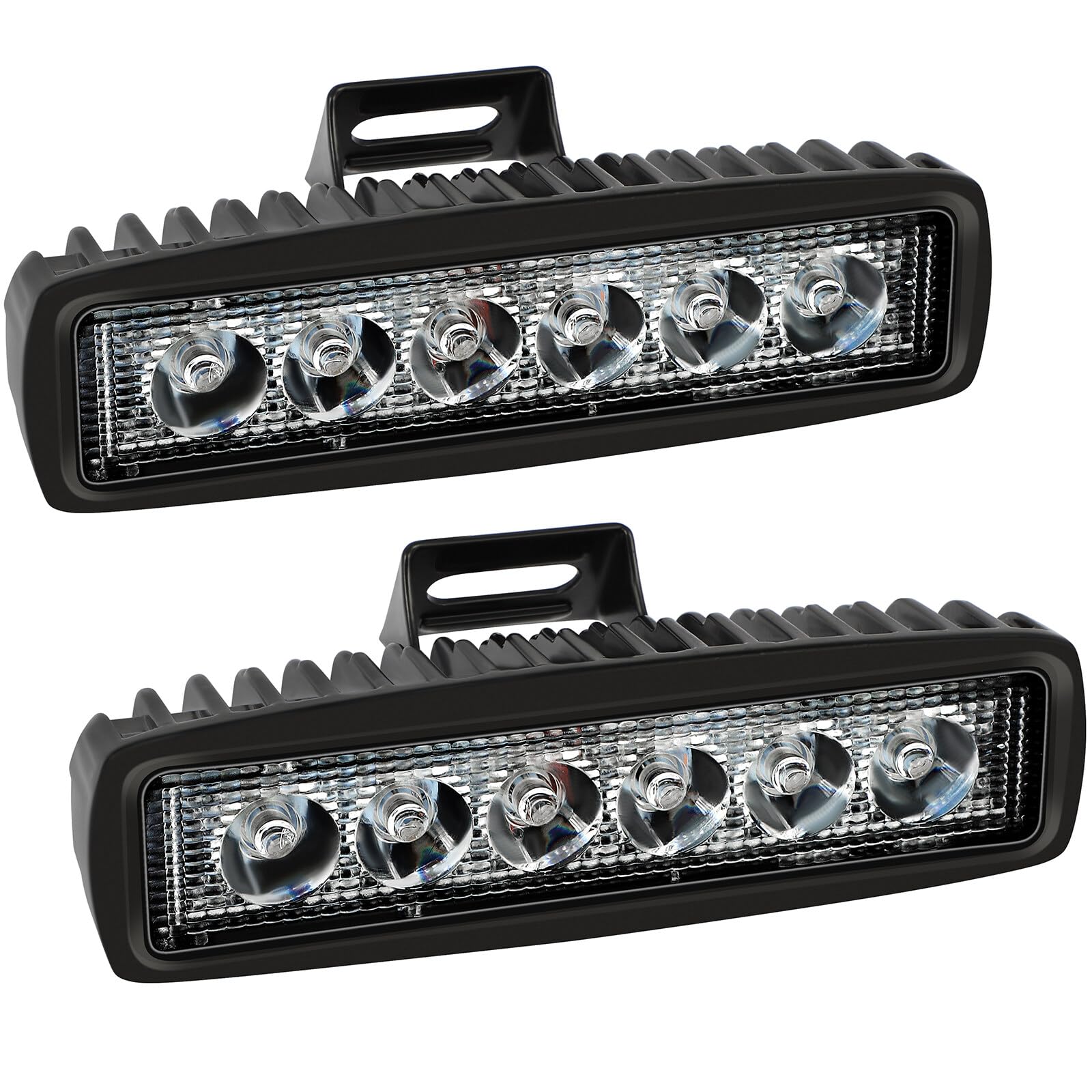 FINDAUTO Heavy Duty Front Bumper for 2007-2018 Jeep Wrangler JK - Textured Black Rock Crawler Bumper with Winch Plate, D-Ring Shackles & LED Light Bar | Off-Road Protection & Adventure-Ready Upgrade
