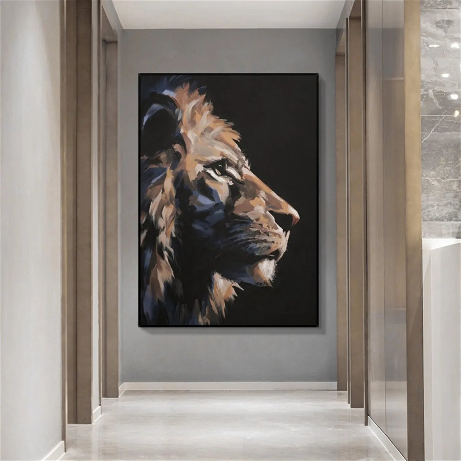 Animal Art Painting #AP055 - Handmade Canvas Wall Decor for Living Room, Bedroom & Office - Wildlife & Nature Inspired Artwork