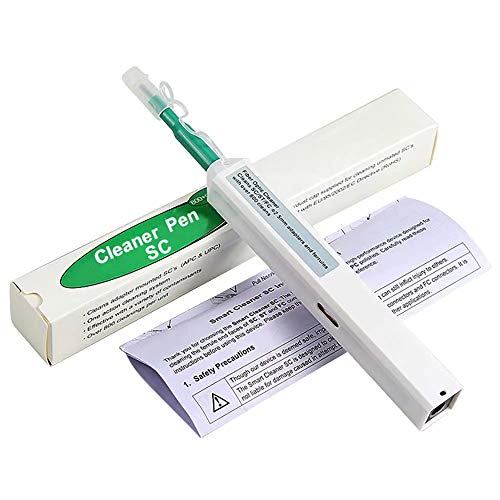 AIYIGO Fiber Optic Cleaning Pen - Reusable Connector Cleaner for SC/FC/ST (2.5mm) - 800+ Uses | Perfect for Network Maintenance, Data Centers & Home Internet Setup
