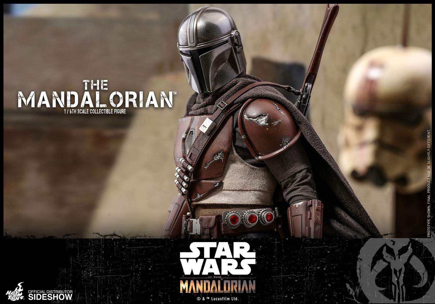 Hot Toys Star Wars The Mandalorian 1/6 Scale Collectible Action Figure - TV Masterpiece Series with Detailed Armor & Accessories - Perfect for Display, Collecting, and Star Wars Fans