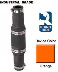 Leviton 49M44-O Orange High Amp Coupling Male Plug 444MCM - Heavy Duty Electrical Connector for Industrial & Commercial Use