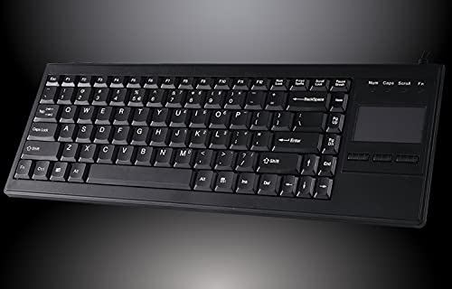 iOne Scorpius P6 Industrial USB Touchpad Keyboard - Rugged & Waterproof Design for Harsh Environments - Perfect for Factories, Warehouses & Outdoor Workstations