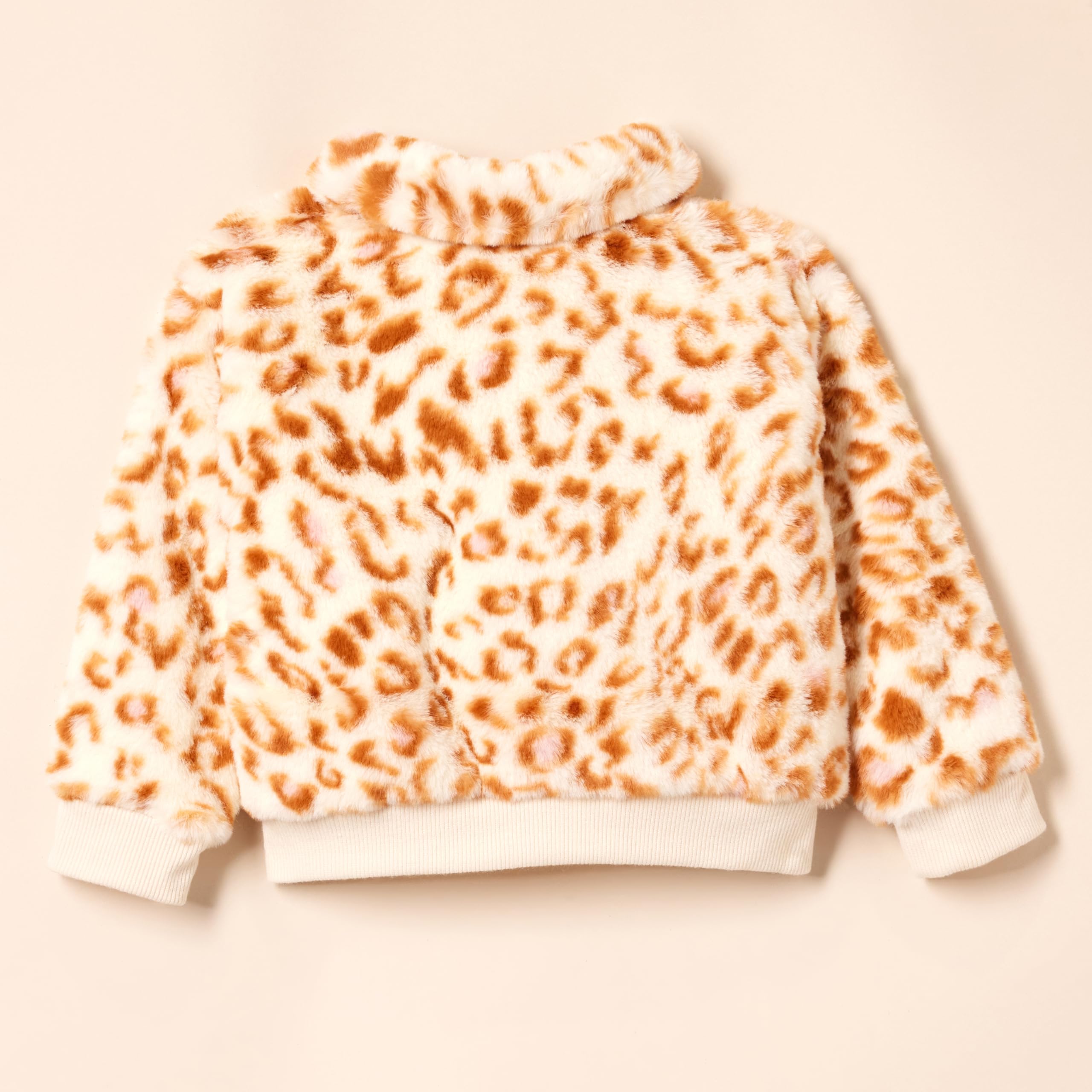 Amazon Essentials Girls & Toddlers' Faux Fur Jacket - Soft Winter Coat for Kids, Warm Fleece-Lined Outerwear for Girls 2T-6X - Perfect for School, Playdates & Outdoor Adventures