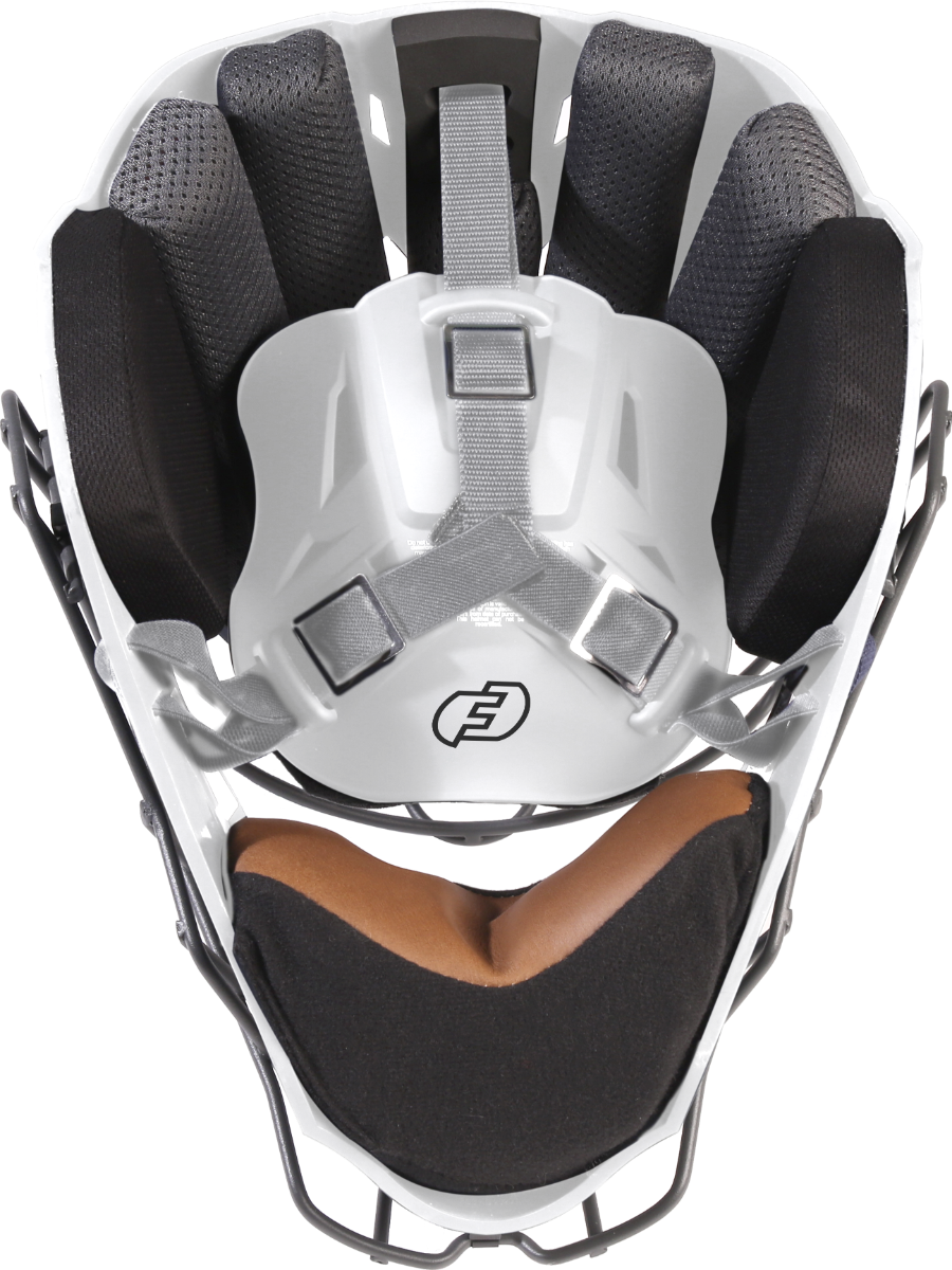 FORCE3 XS3® PRO Catchers Helmet - NOCSAE Certified Matte Baseball Helmet for Youth & Adult Players - Perfect for Baseball, Softball & Training Sessions