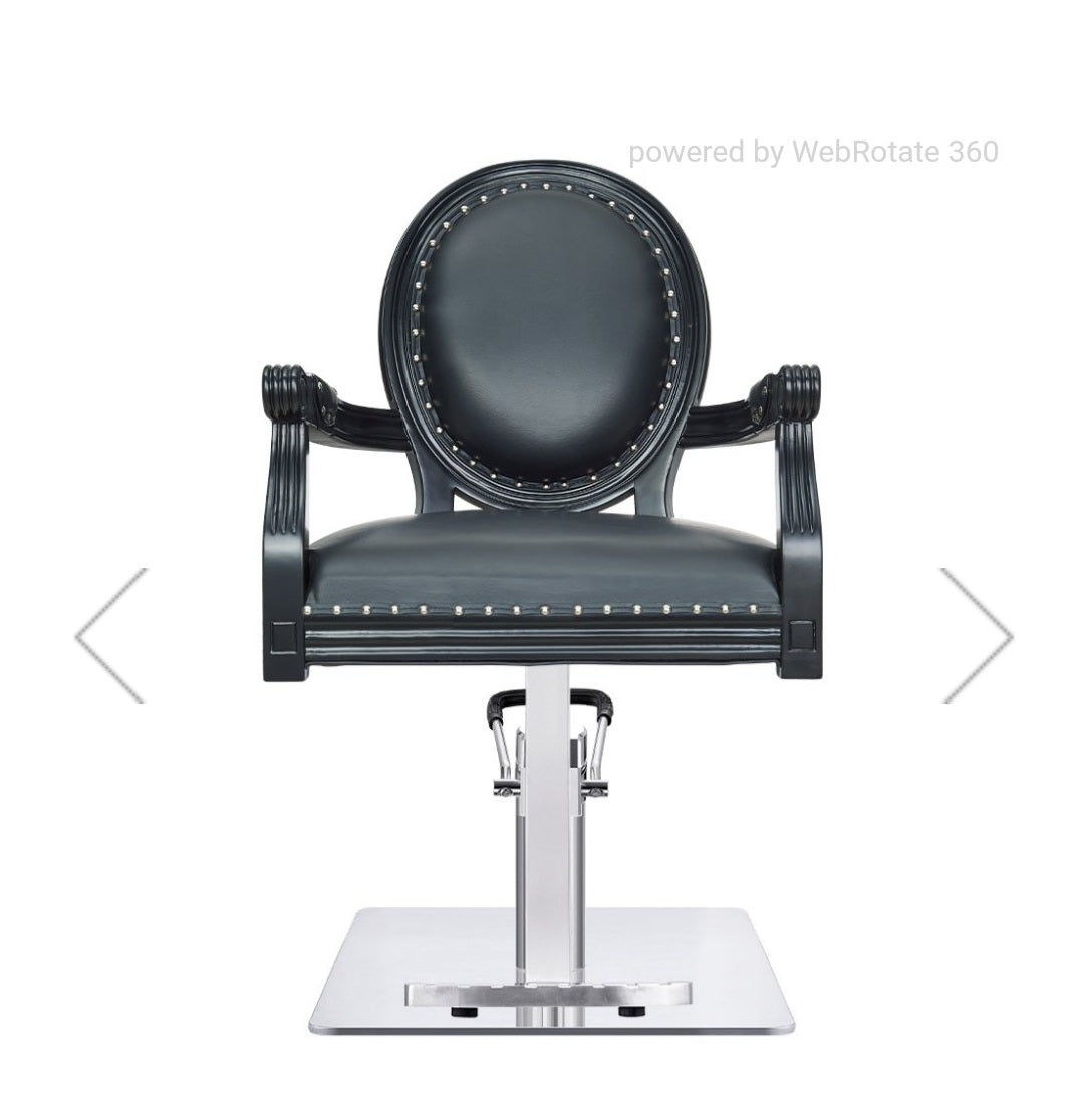 Venture Styling Chair - Professional Salon Hairdressing Chair with Adjustable Height & Swivel Base for Barber Shop, Beauty Salon & Home Use