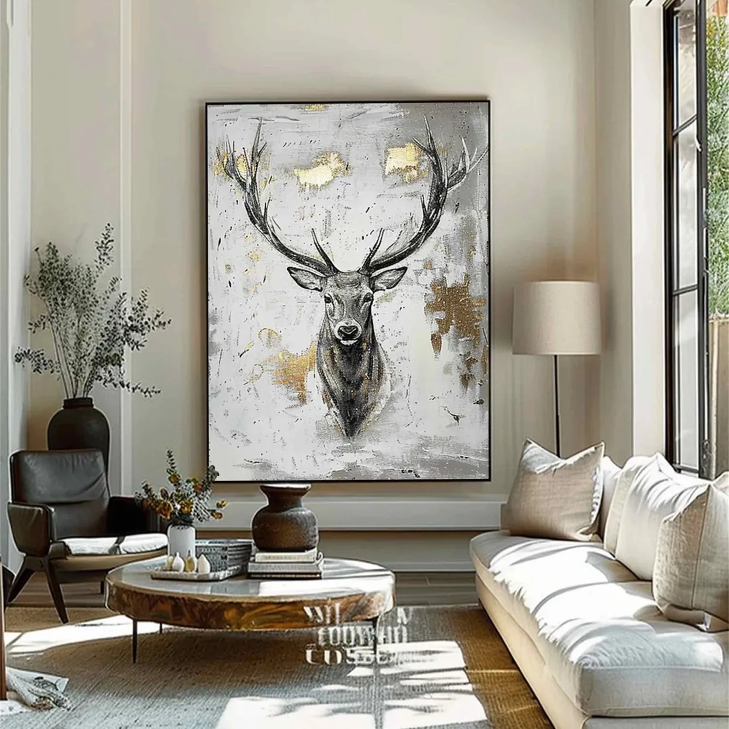 Animal Art Painting #AP081 - Handmade Wildlife Canvas Art for Home & Office Decor | Perfect for Living Room, Bedroom, or Gift