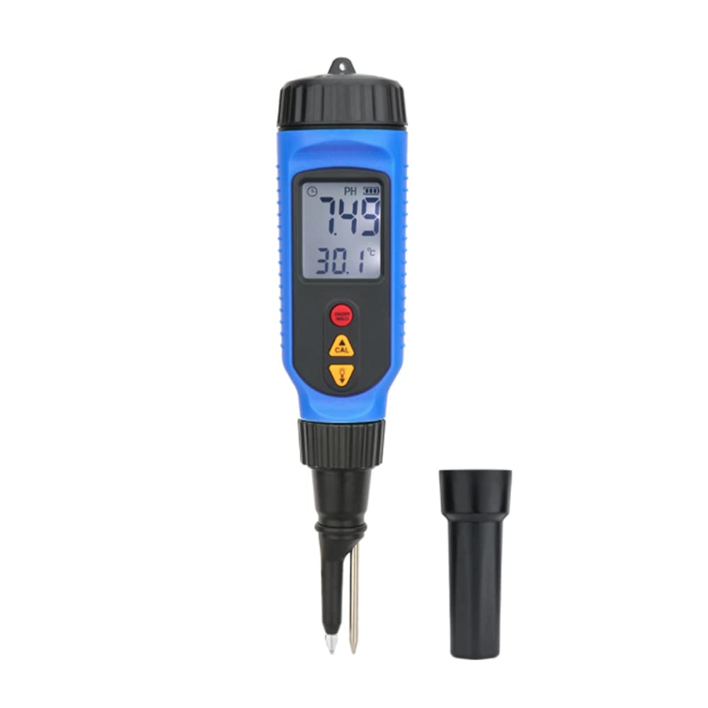 Smart Sensor PH818M Digital Penetrating Food pH Tester - Needle Probe pH Meter for Meat, Bread, Milk & Dairy Products | Perfect for Kitchen, Food Processing & Quality Control