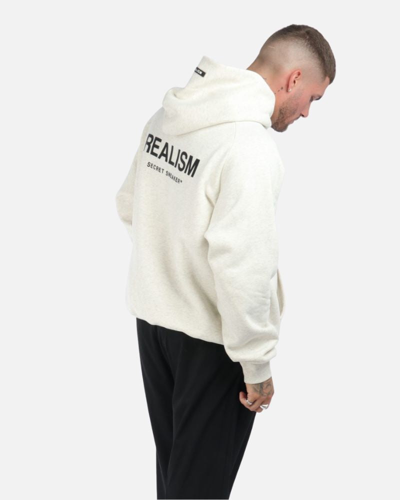SSS Realism Render Hoodie Oatmeal - Soft & Stylish Unisex Pullover for Casual Wear, Street Fashion & Outdoor Activities