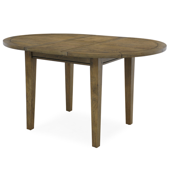 Tuscany Small Round Extendable Dining Table 1000/1400mm - Perfect for Small Spaces, Kitchen Nooks & Cozy Dining Rooms