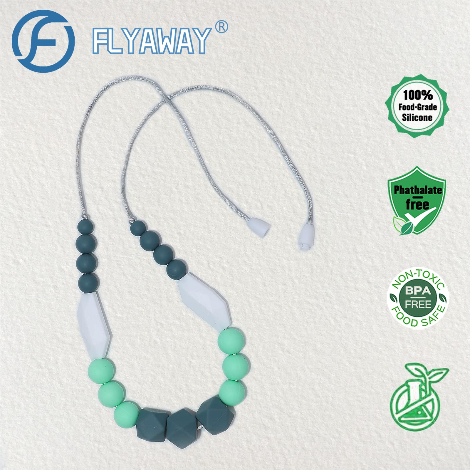 Sensory Chew Necklaces for Kids - Silicone Chewy Necklace Toys for Autism, Anxiety, ADHD & SPD Relief - Reduce Chewing, Biting & Fidgeting - Safe for Children & Adults - Perfect for School, Therapy & Home Use