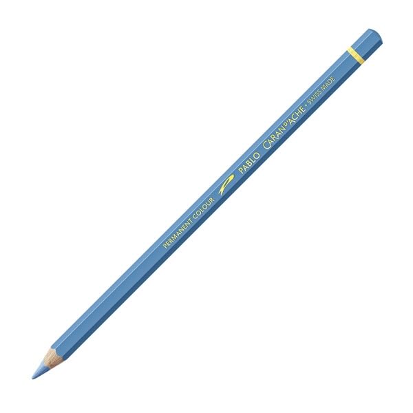 Premium Caran d'Ache Pablo Artist Colored Pencil - Sky Blue (666.141) | Professional Drawing, Sketching & Coloring for Artists, Students & Crafters