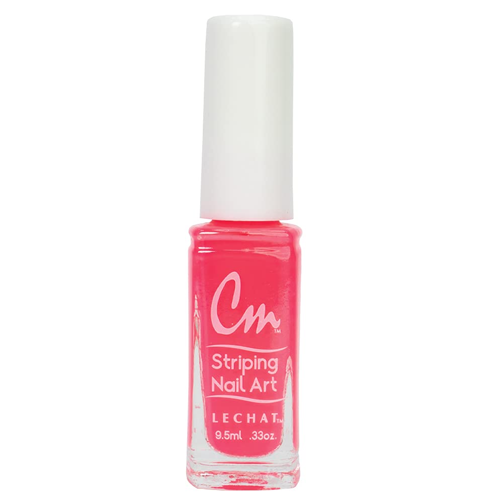 CM Nail Art - Hot Pink Press on Nails | Long Lasting Fake Nails for Women | Perfect for Parties, Weddings & Special Occasions