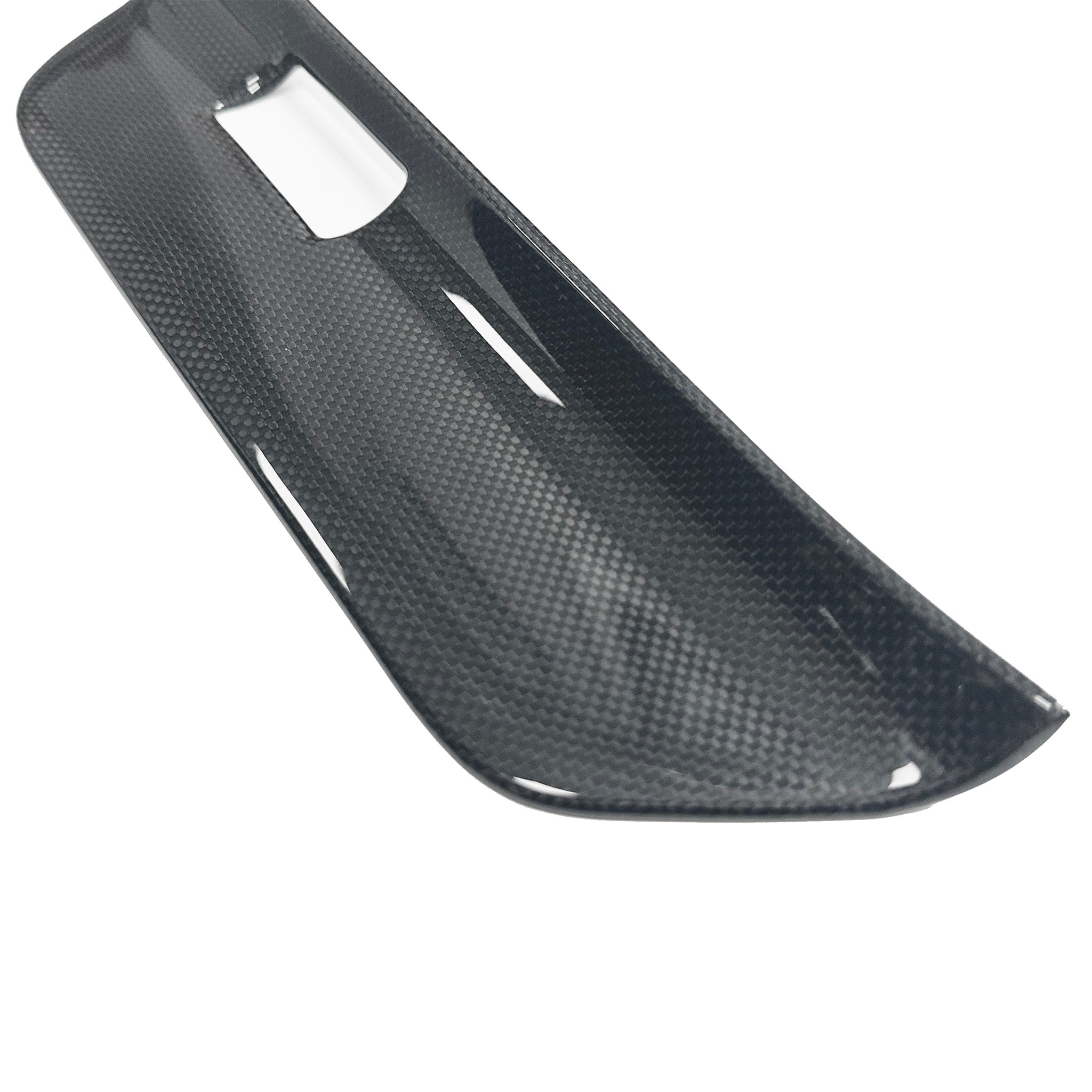 2024+ Tesla Model 3 Real Carbon Fiber Door Sill Covers - 1x1 Plain Weave - Premium Interior Protection & Style Upgrade for Your Electric Vehicle