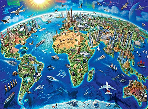 World Landmarks Map