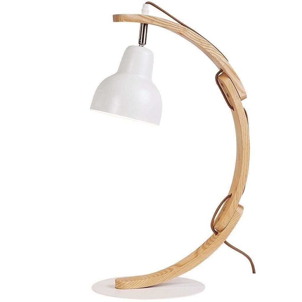 Nordic Modern Minimalist Desk Lamp - Eye Protection White Light, Push Button, 22.9x15 Inches, Perfect for Bedroom, Study & Office Workspace