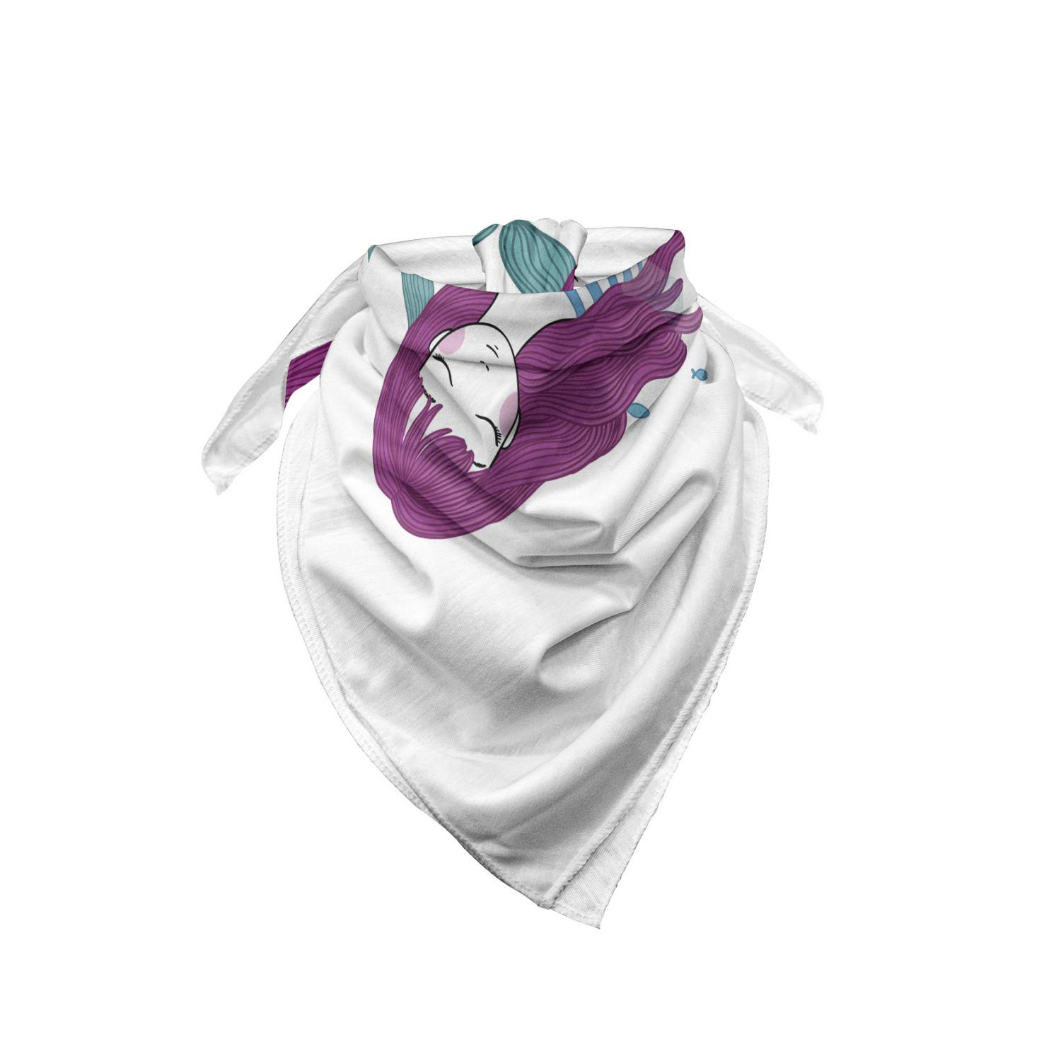 Ambesonne Retro Bandana - Unisex Head & Neck Scarf with Whale Print for Teen Girls | Perfect for Music Festivals, Outdoor Adventures & Casual Style