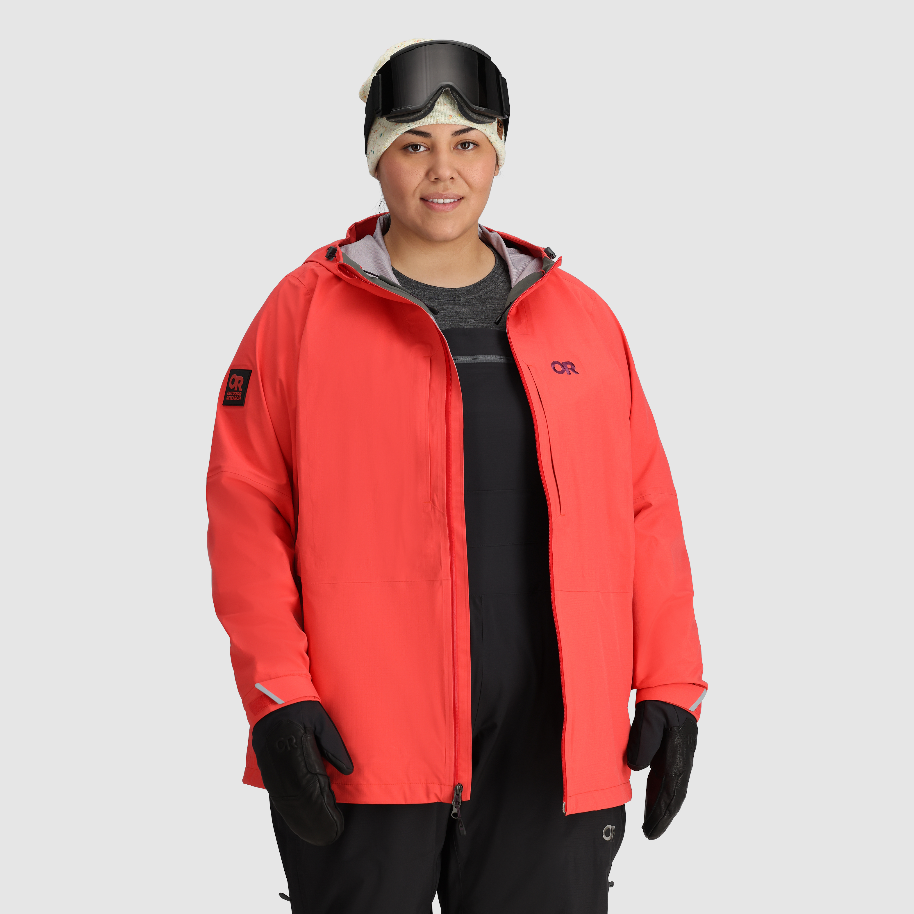 Women's Waterproof Windproof Carbide Jacket - Lightweight Insulated Winter Coat for Hiking, Skiing & Outdoor Activities