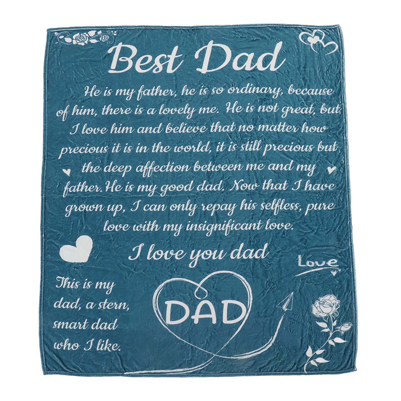 CHICIRIS Soft Flannel Sofa Blanket - Skin-Friendly Air Conditioner Blanket & Personalized Dad Gift, 150x200cm (Type A) - Perfect for Bedroom Lounging, Movie Nights & Expressing Love
