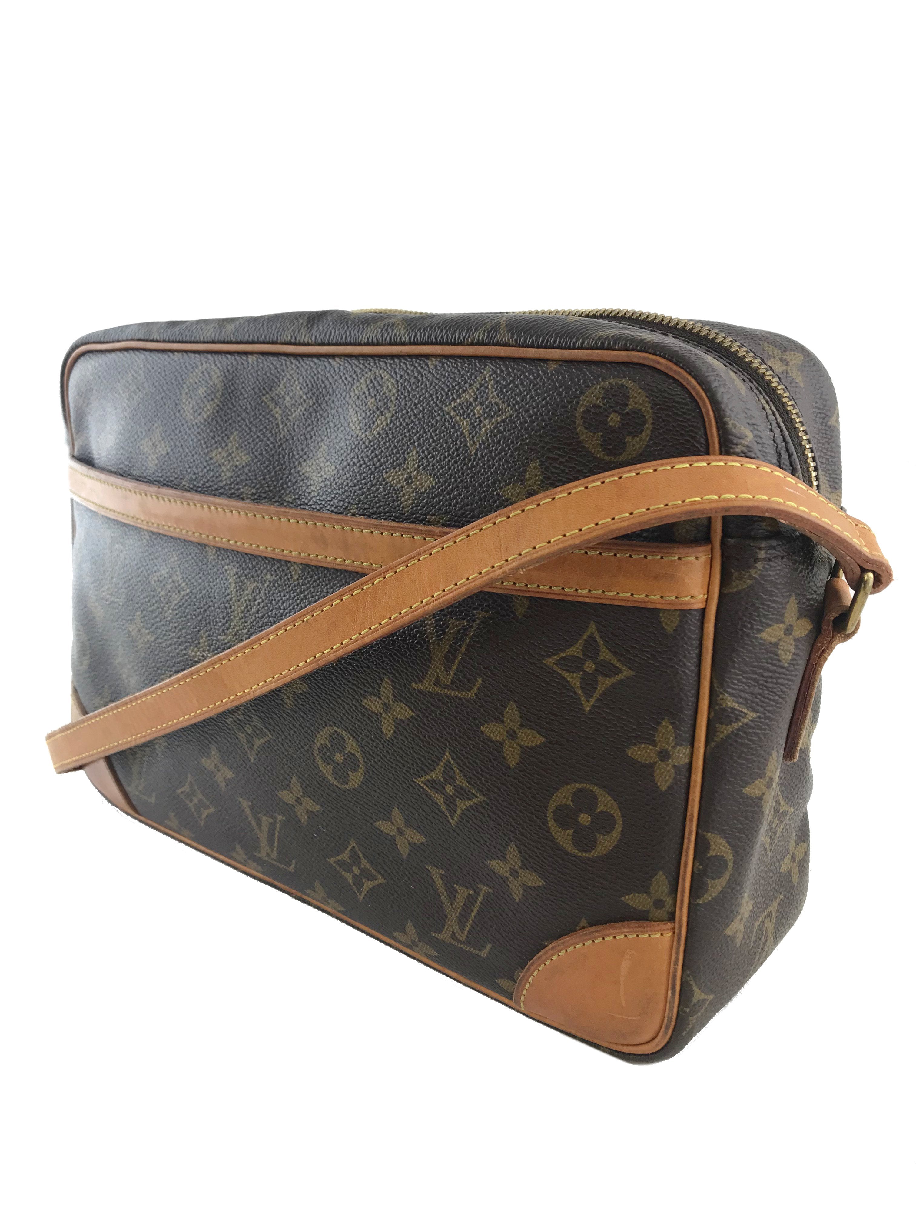Authentic Louis Vuitton Monogram Canvas Trocadero 30 Crossbody Bag - Luxury Designer Handbag for Women, Perfect for Work, Travel & Everyday Use