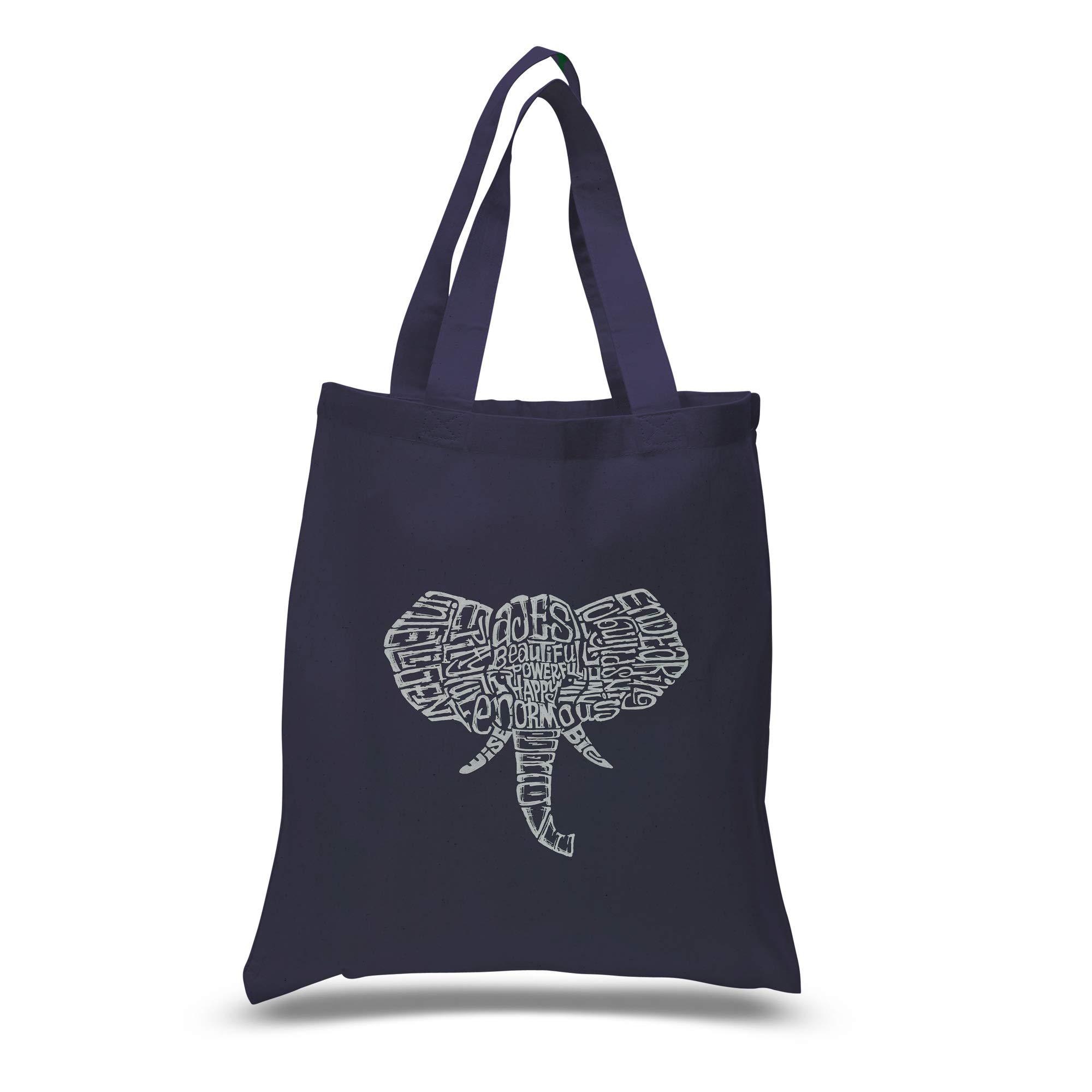 LA POP ART Small Word Art Tote Bag - Stylish Canvas Shoulder Bag with Unique Graphic Print | Perfect for Shopping, Beach, Work & Everyday Use