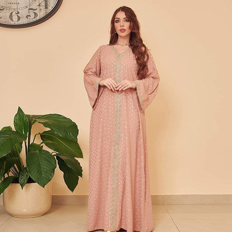 Luxury Moroccan Kaftan Dress for Women - 11 Elegant Colors, Middle Eastern & Turkish Style Caftan for Eid, Parties & Special Occasions