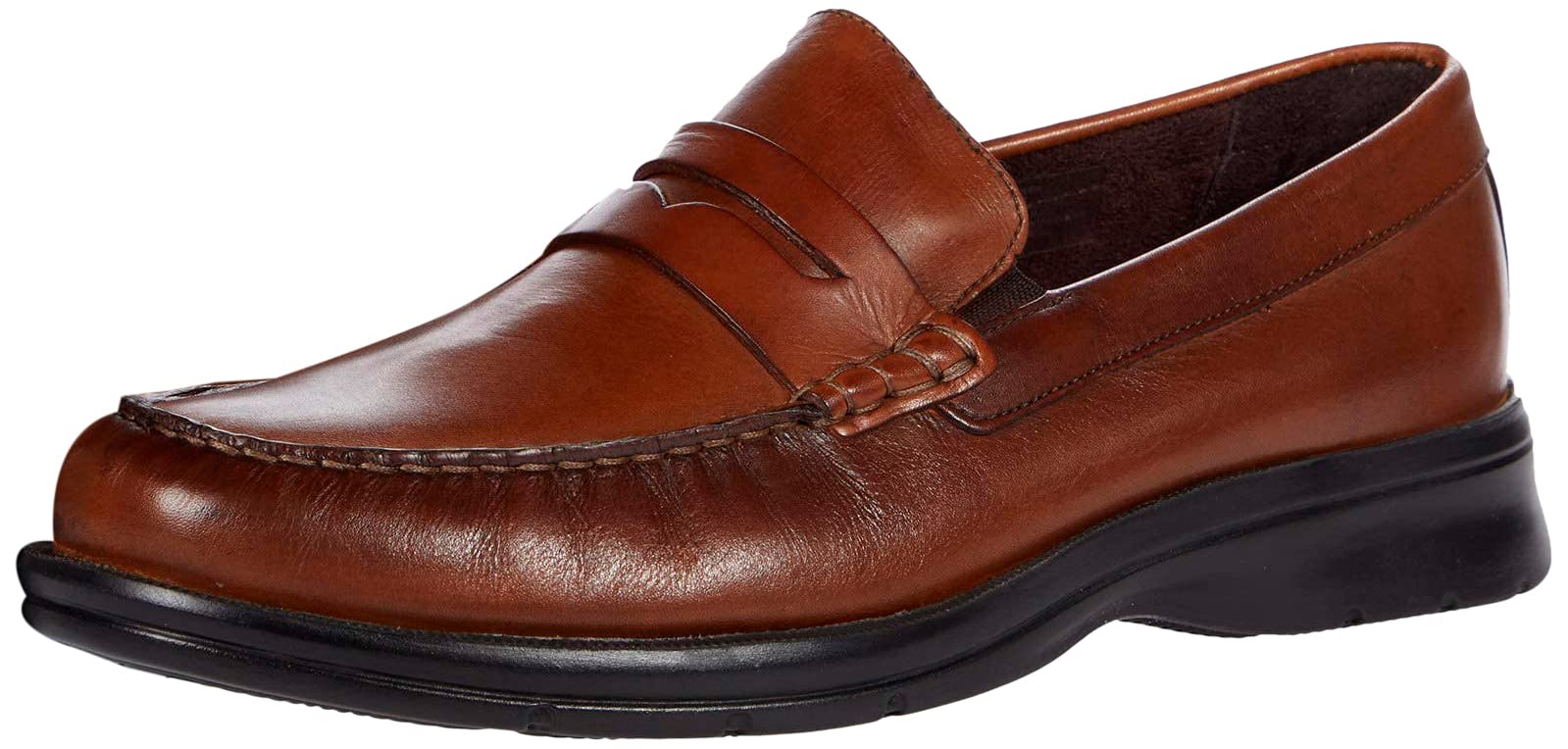Rockport Men's Palmer Penny Loafer - Comfortable Slip-On Dress Shoes for Business & Casual Wear | Water-Resistant Leather & Cushioned Support | Perfect for Office, Travel & Everyday Use