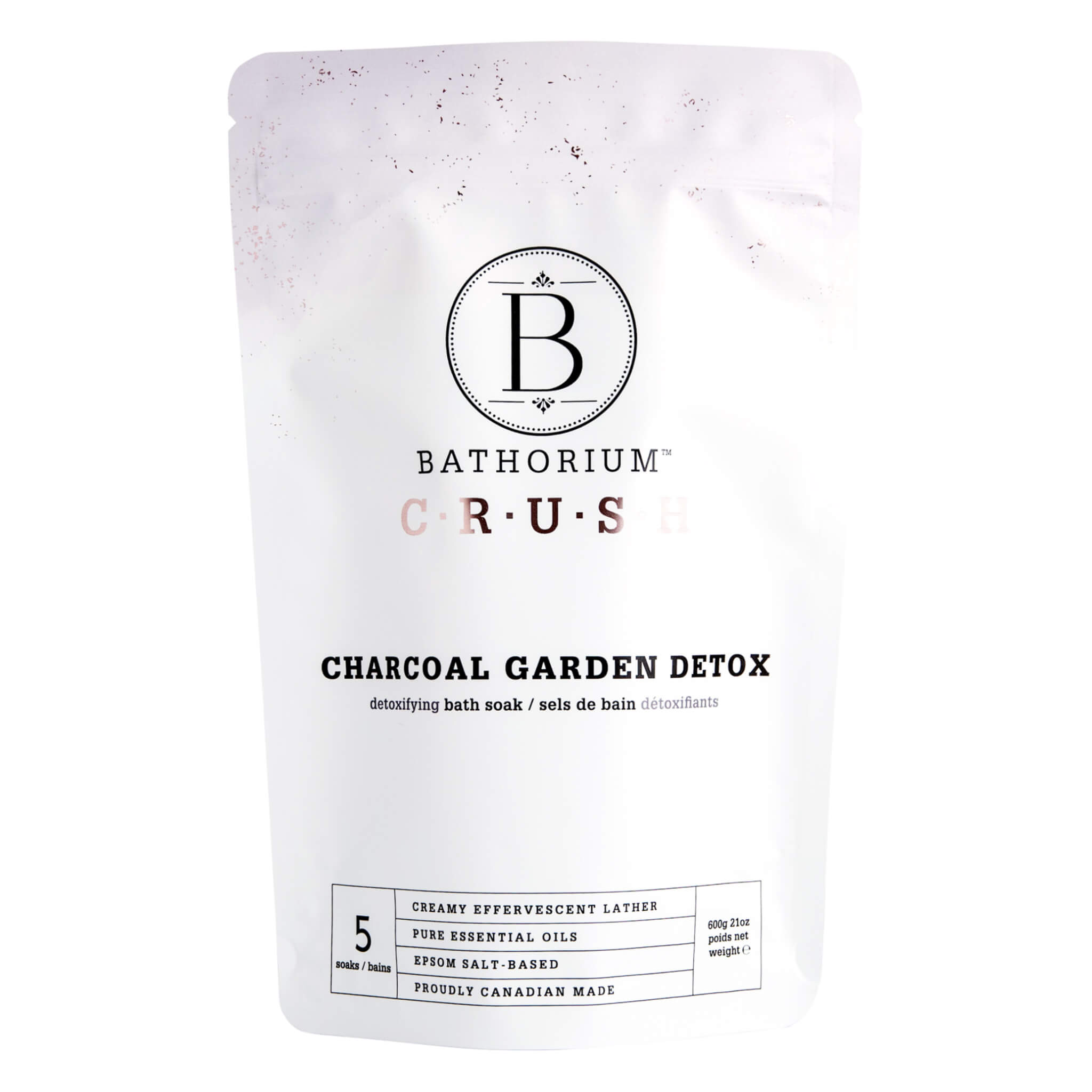 Organic Charcoal Detox Bath Soak for Relaxation & Skin Purification - Spa, Stress Relief & Self-Care Gift Idea