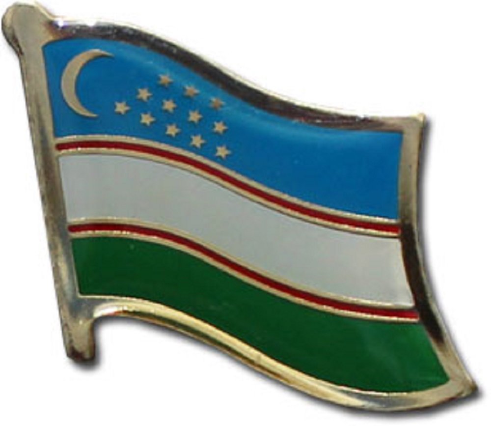 50 Pack Uzbekistan Country Flag Bike Hat Lapel Pins - Bulk Wholesale for Cycling, Travel, and Patriotic Events