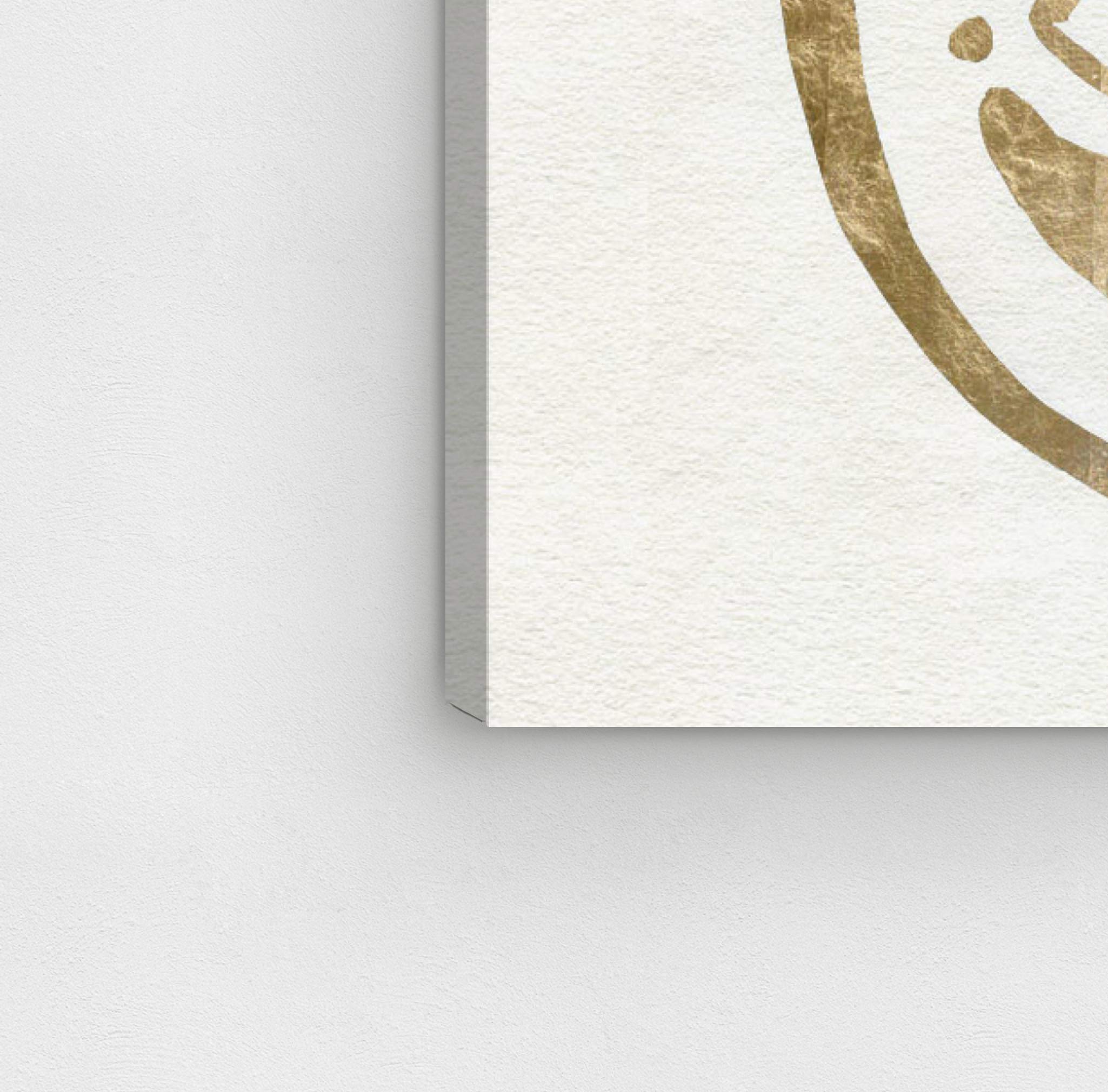Oliver Gal Artist Co. Hamsa Gold Wall Art Canvas Print - 36