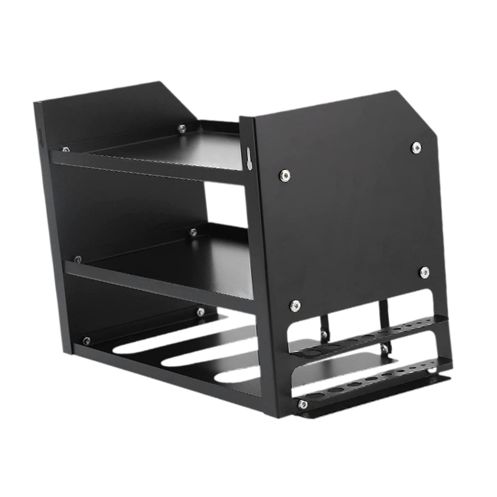 4-Slot Compact Drill Holder & Power Tool Organizer - Space-Saving Storage Rack for Home, Garage, Workshop & Bathroom | Perfect for DIY Projects & Tool Organization