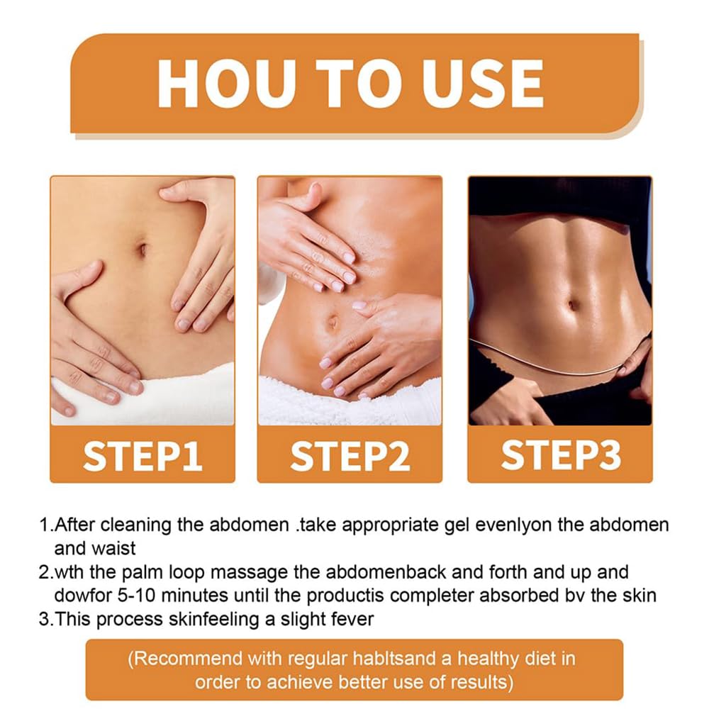 Hot Belly Slimming Cream for Fat Burning & Abs Toning - 2Pcs Workout Enhancer Cream for Women & Men - Post-Workout Recovery & Body Sculpting