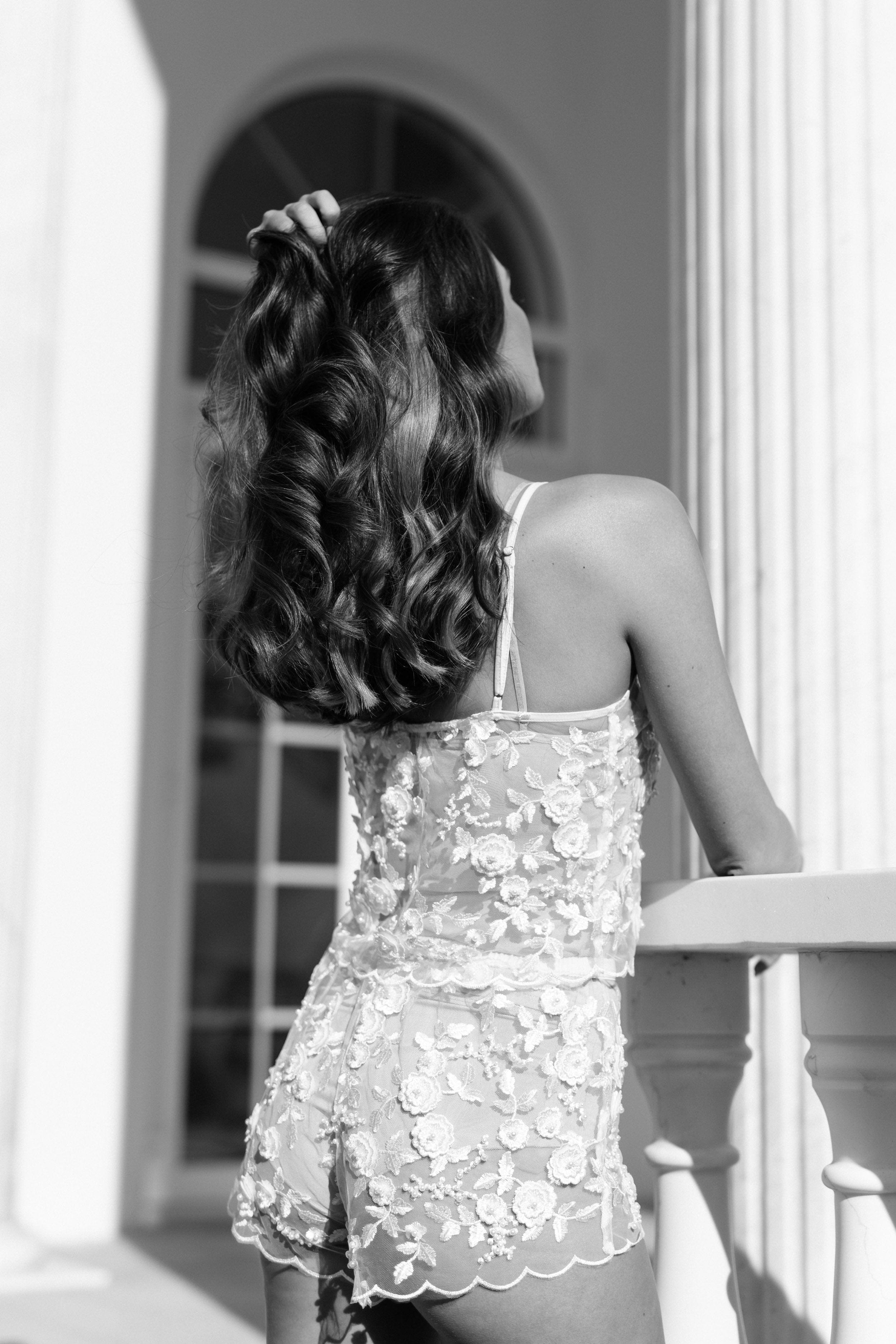 Zara Lace Beaded Wedding Dress Set - Elegant Bridal Gown with Intricate Beading for Bride, Bridesmaid & Formal Occasions