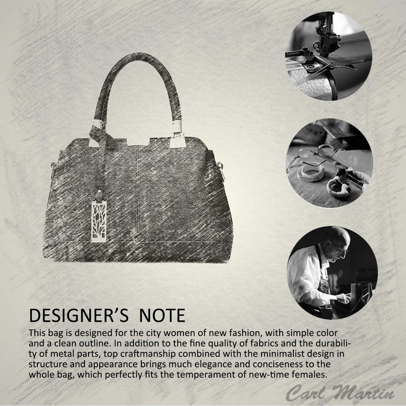 NICOLE & DORIS Women's Fashion Handbags - PU Leather Top Handle Shoulder Bags for Ladies | Perfect for Work, Travel & Everyday Use