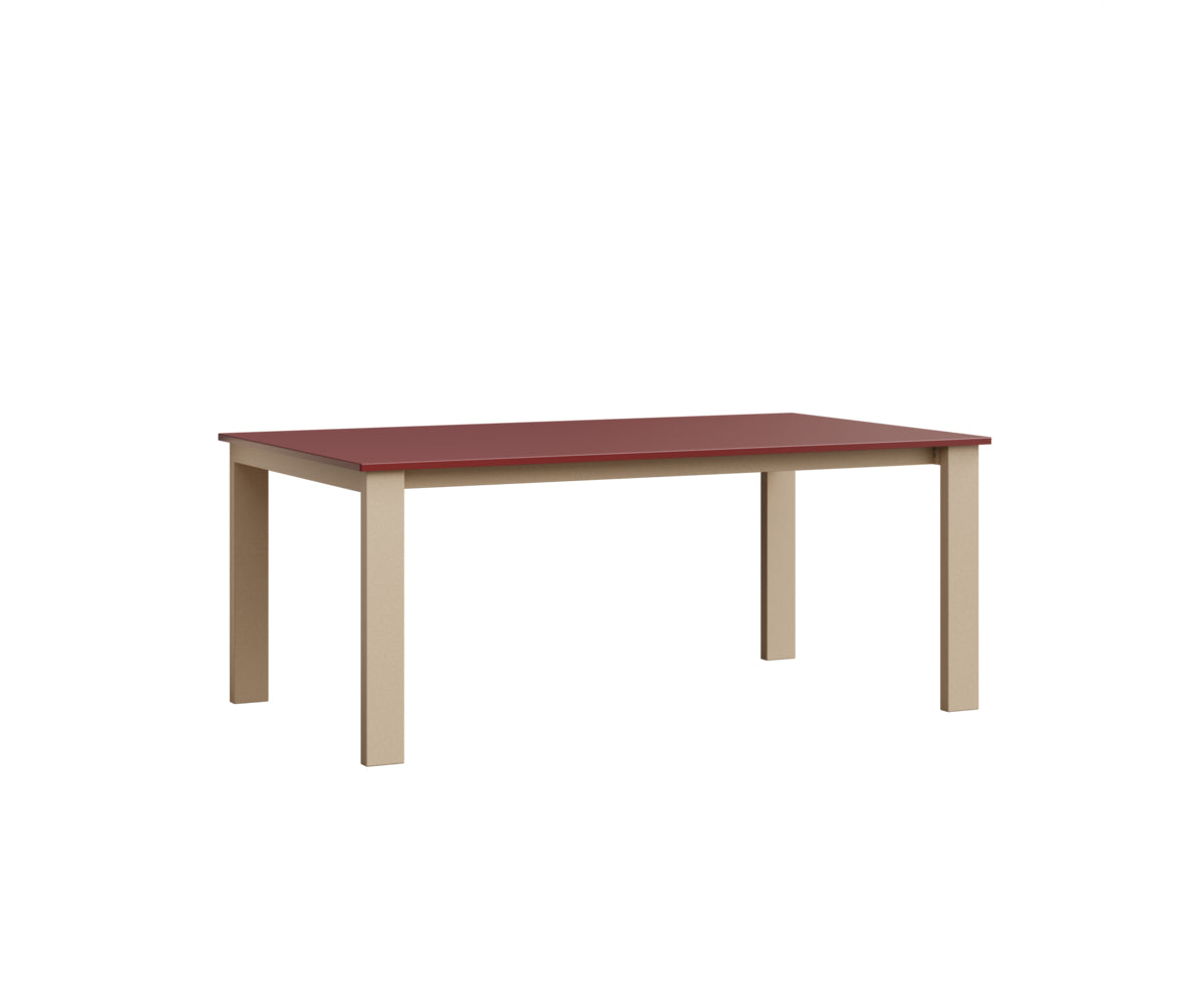 Berlin Gardens Berkley Expandable 42x72 Rectangular Dining Table - Outdoor Patio Furniture for Garden, Deck & Backyard Dining