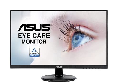 ASUS 21.5 Inch Ultra Slim Gaming Monitor - Full HD 1920x1080, 1ms Response Time, Built-in Speakers, HDMI & VGA Ports (VP228HE) - Perfect for Gaming, Office Work & Home Entertainment