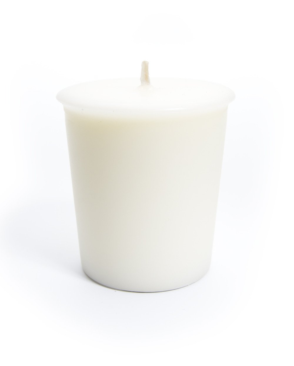 Coconut Lime Verbena Scented Soy Votive Candles - Natural Fragrance Oil Infused - Set of 6 White Refill Candles - Fruit & Berry Collection - Perfect for Relaxation, Spa Days & Home Decor
