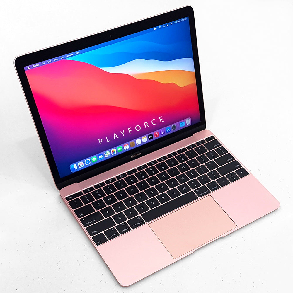 Apple MacBook 2017 12-inch Laptop - 256GB SSD, 1.3GHz Intel Core m3, Retina Display (Rose Gold) - Perfect for Students, Business Travel & Lightweight Computing