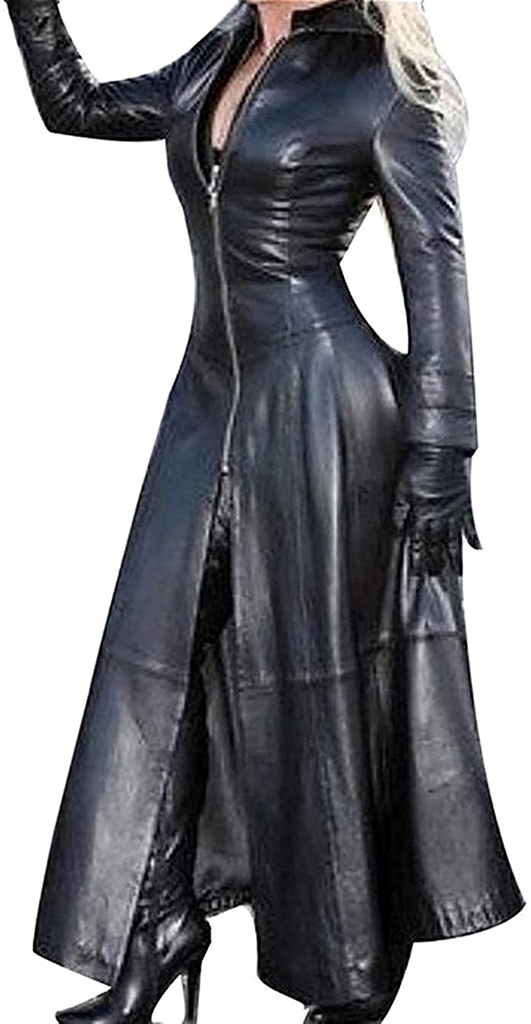Steampunk Coat for Women - Vintage Gothic Trench Coat with Hood, Long Tailored Jacket in Plus Sizes | Perfect for Cosplay, Halloween Costumes & Alternative Fashion Outfits
