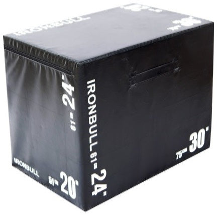 3-in-1 Adjustable Foam Plyometric Jump Box (20/24/30 Inch) - Perfect for CrossFit, Home Gym & HIIT Workouts