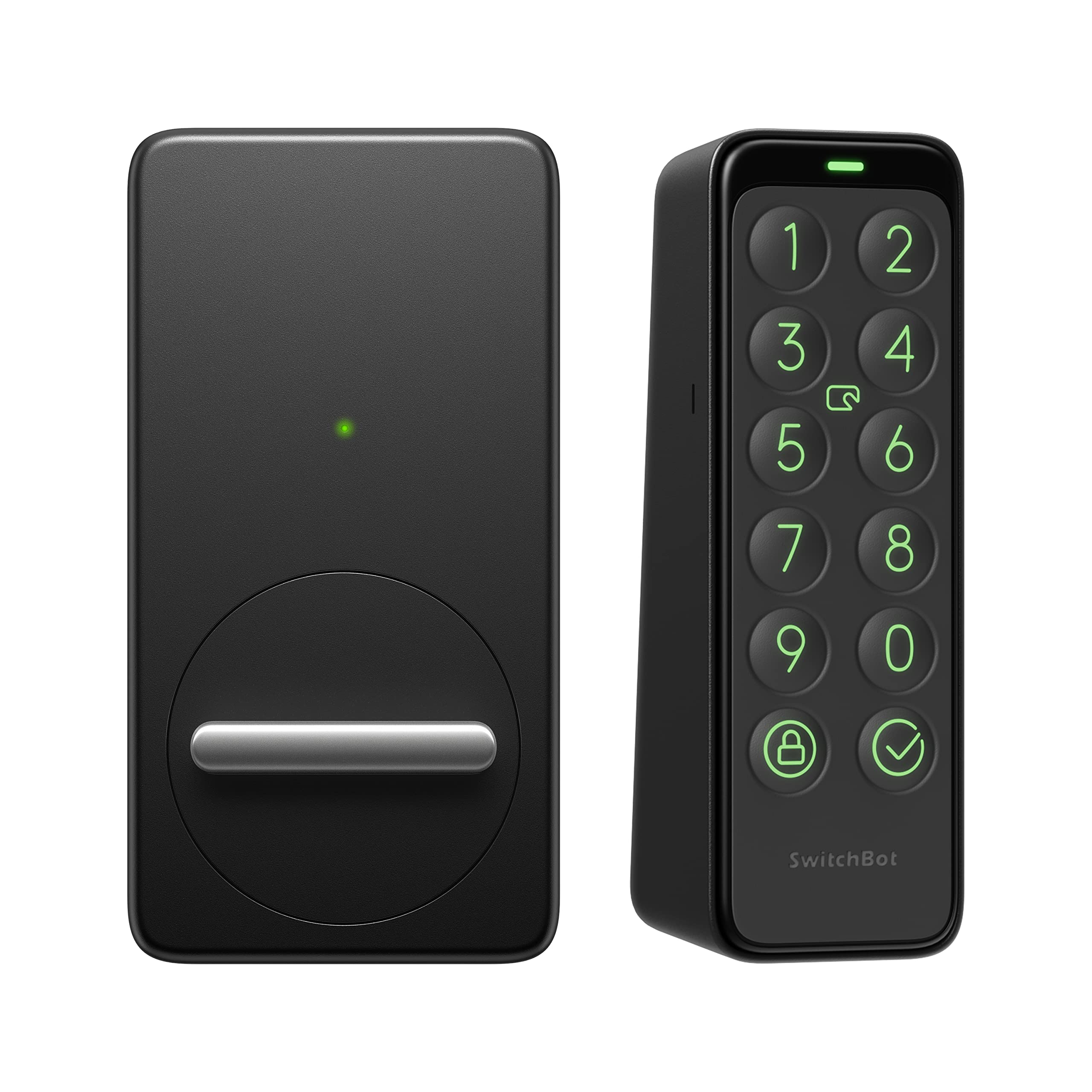 SwitchBot Smart Lock with Keypad - Bluetooth Electronic Deadbolt & Keyless Entry Door Lock for Front Door | Compatible with Wi-Fi Bridge (Sold Separately) | Perfect for Smart Homes, Vacation Rentals & Airbnb Properties