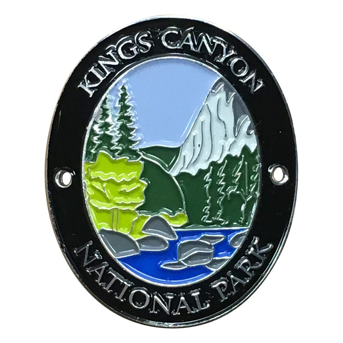 Kings Canyon National Park Walking Stick Medallion - California Travel Souvenir - Hiking Pole Accessory for Outdoor Enthusiasts - Perfect for Backpacking, Camping & Nature Walks