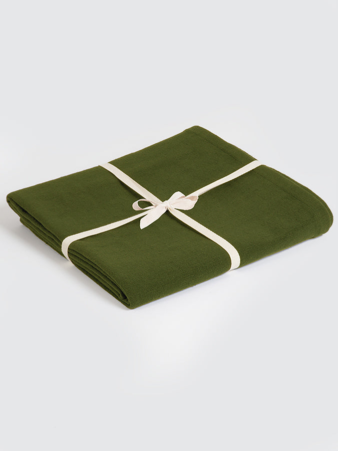 GOTS Certified Organic Cotton Yoga Blanket for Meditation, Hot Yoga, and Home Practice - Eco-Friendly & Soft Yoga Mat Cover