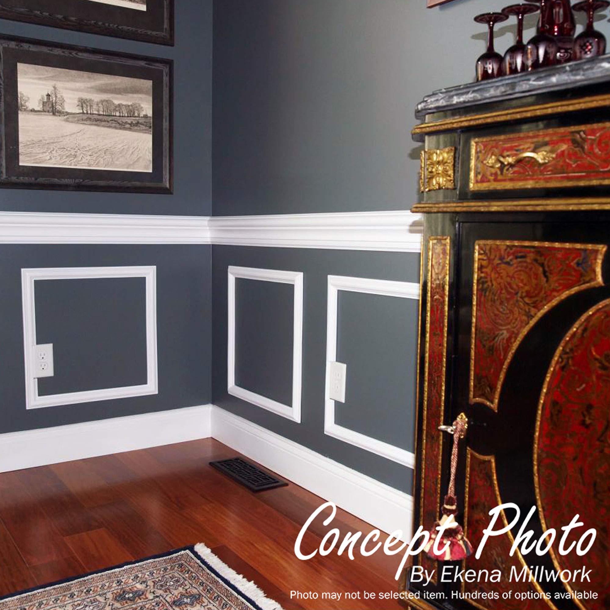 Ekena Millwork Ashford Classic Wainscot Wall Panel - 16