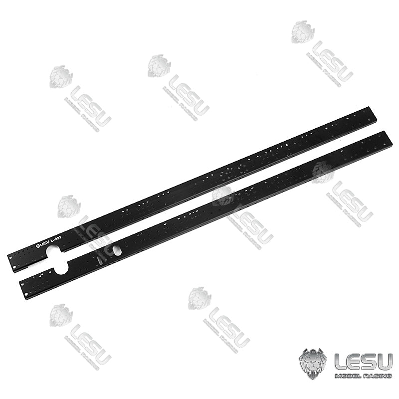 Metal Spare Part Air Suspension Chassis Rail Set for LESU 1/14 RC Tractor Truck & Dumper Car - 6x6 & 6x4 Upgrade Parts for DIY Enthusiasts - Perfect for Off-Road Simulation & Heavy-Duty RC Vehicle Customization