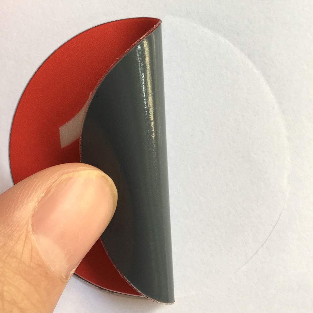 DealzEpic - 2 Inch Red Round Self-Adhesive Number Stickers 1-20 - Removable Numbered Labels for Organizing, Classroom, Storage & DIY Projects