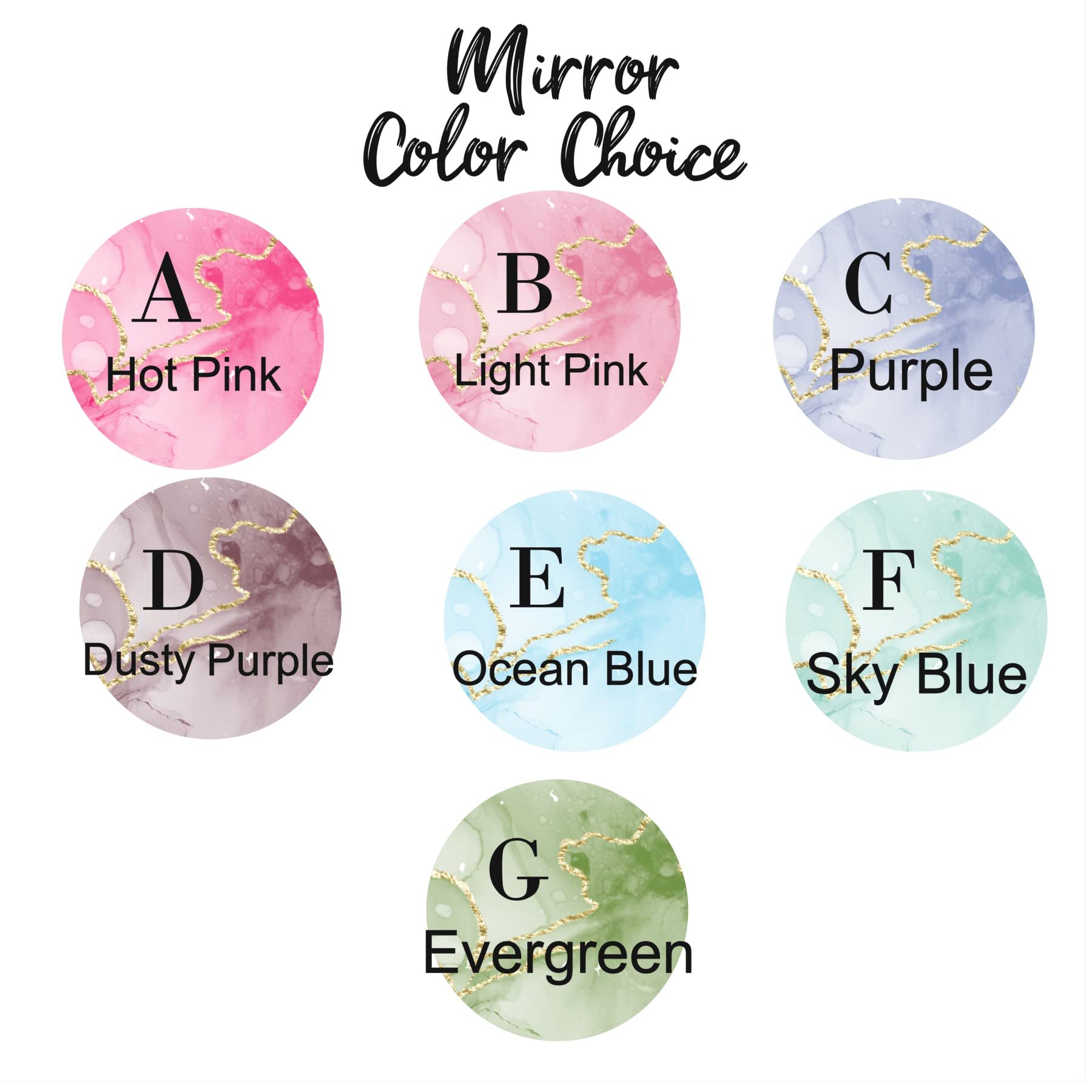 Personalized Compact Mirror for Women & Teen Girls - Rose Gold Pocket Mirror with Hot Pink Case, Perfect for Makeup Touch-Ups, Travel, and Stocking Stuffers