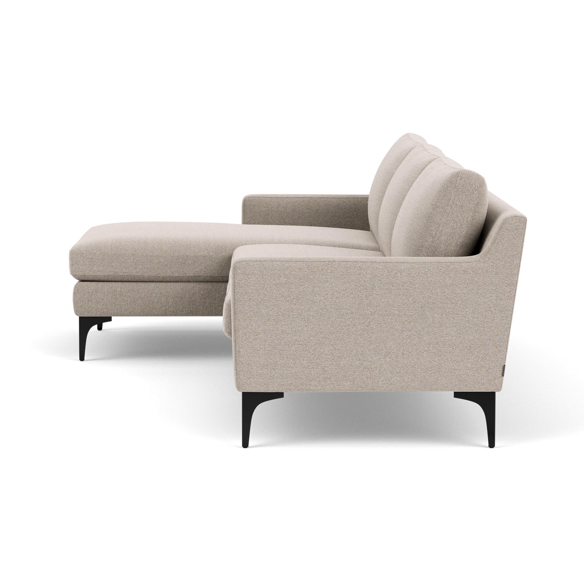 Astha Fabric Left Chaise Sofa - Modern L-Shaped Sectional Couch with Reversible Design for Living Room, Lounge & Home Theater Comfort